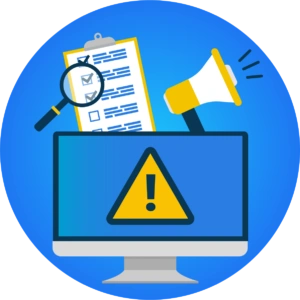 Monitoring based on disaster plan