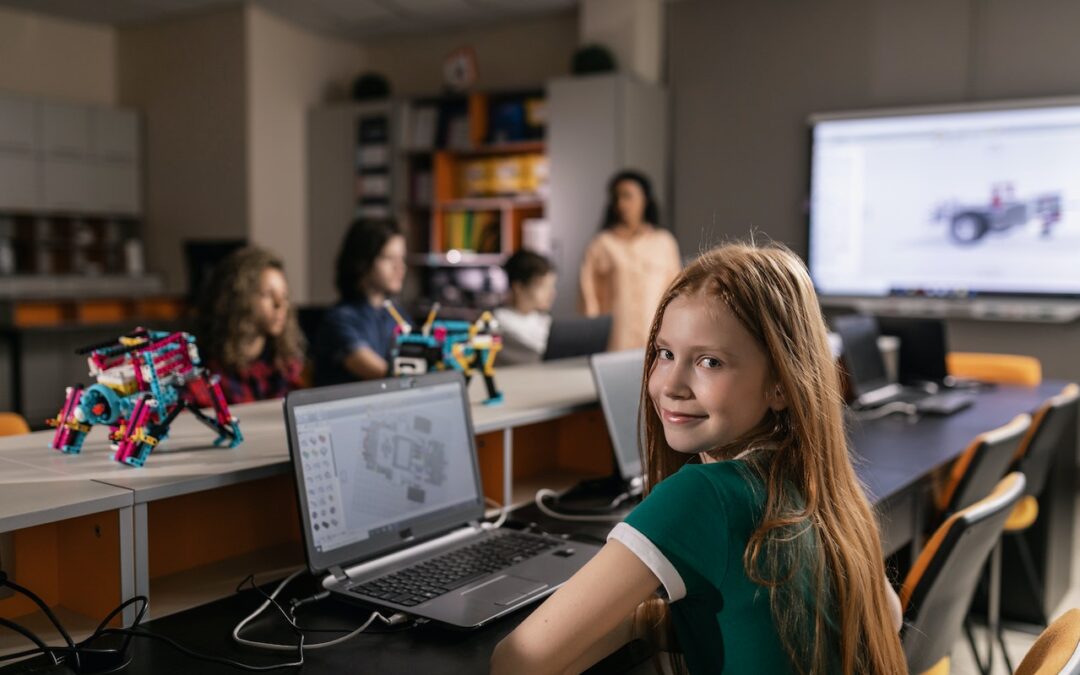 Student Using Laptop With Correct User Provisions